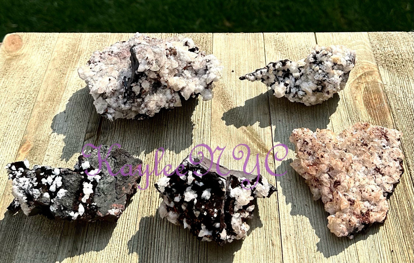 Wholesale Lot 4-5 pcs Natural Diamond Calcite Cluster Raw Crystal Nice Quality