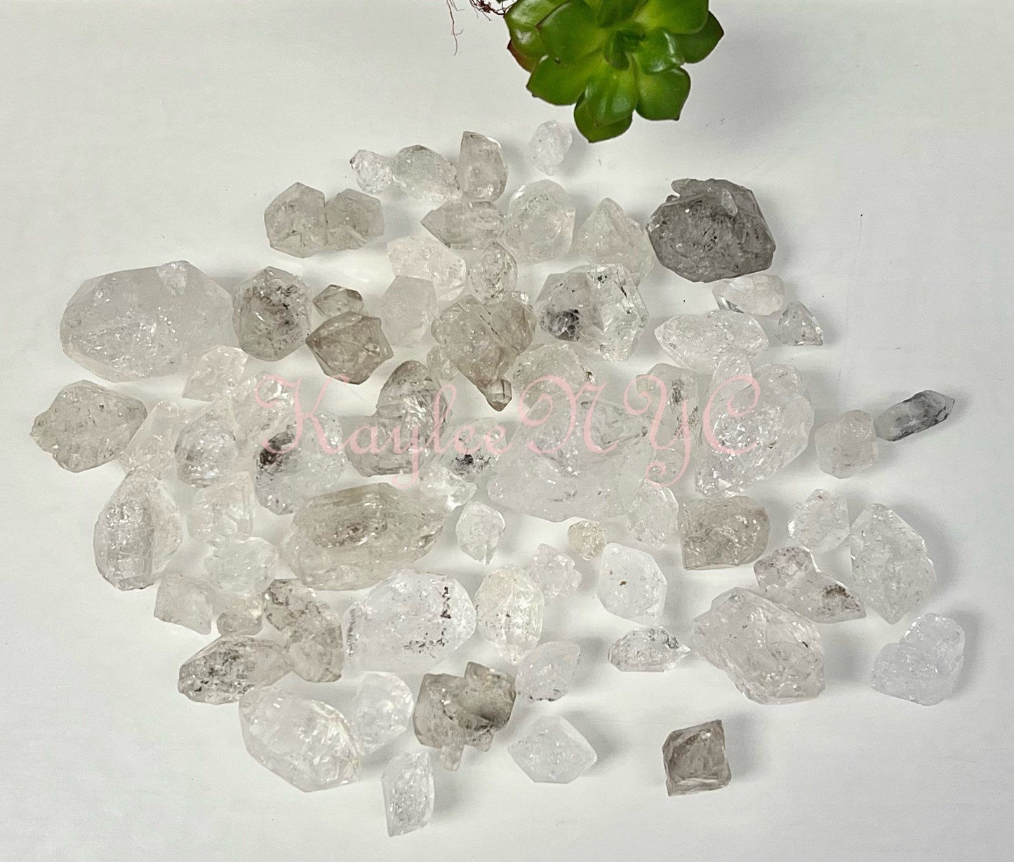 Wholesale Lot .5 Lb Natural Pakistan Diamond Quartz Raw Crystal Energy