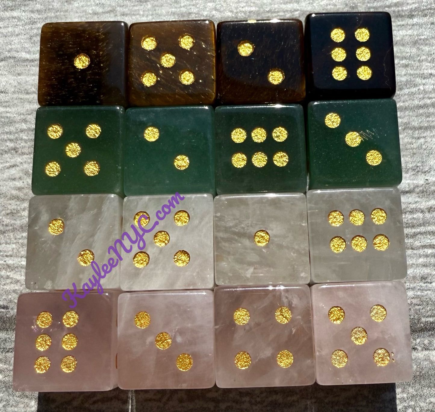 Wholesale Lot 16 PCs Natural Crystals Dice Healing Energy