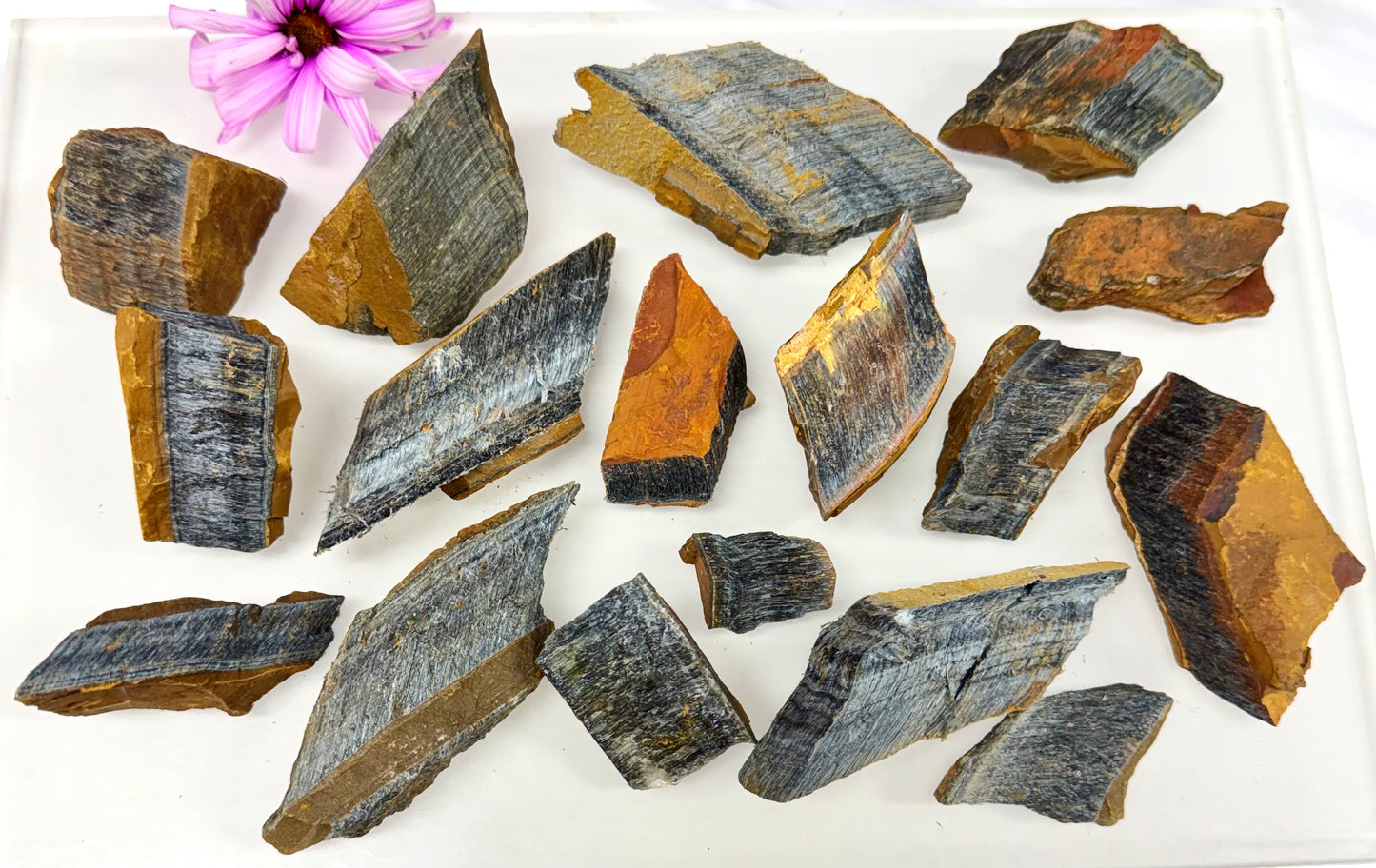 2 lbs Natural Blue Tiger Eye Rough Crystal Healing Energy