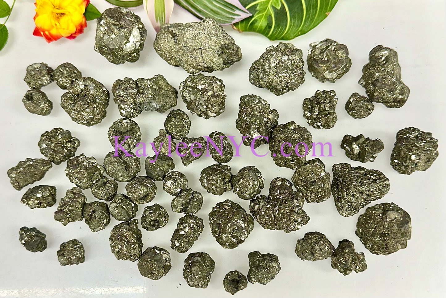 2 lbs Natural Pyrite Raw Crystal