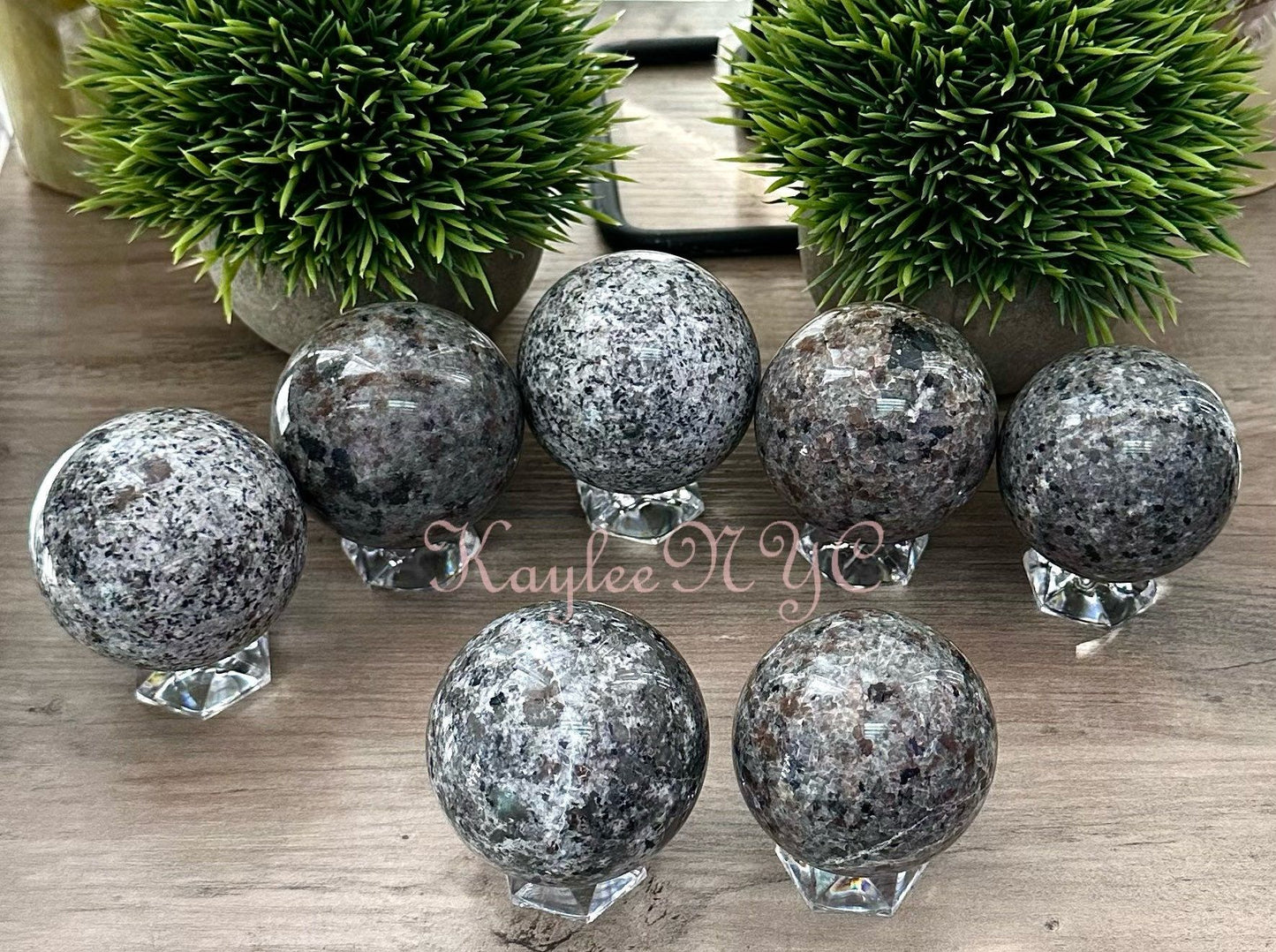 Wholesale Lot 7 pcs Natural Emberlite Aka Yooperlite Crystal Spheres Healing