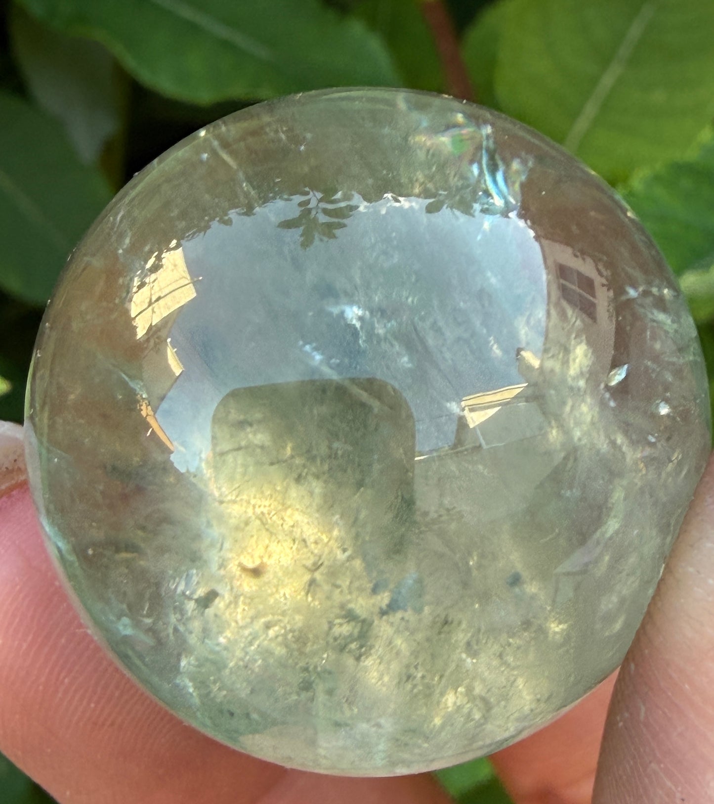 Wholesale 2 lbs Prasiolite aka Green Amethyst Spheres Crystal Ball Energy Healing
