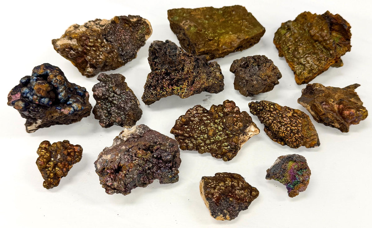 Wholesale Lot 2 Lbs Natural Iridescent Goethite Rough Crystal