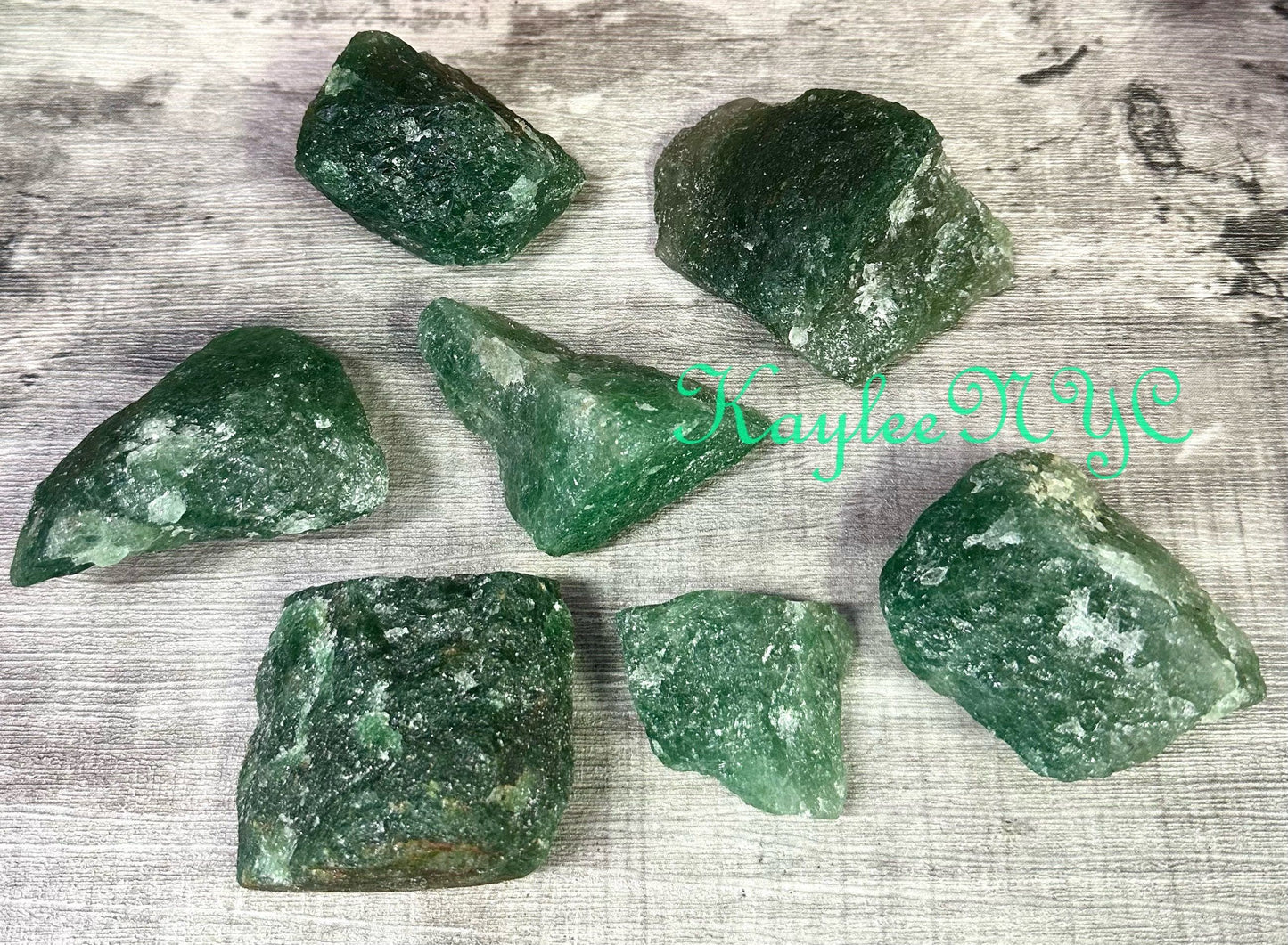 Wholesale Lot 2 lb Natural Green Strawberry Quartz Crystal Raw Nice Quality