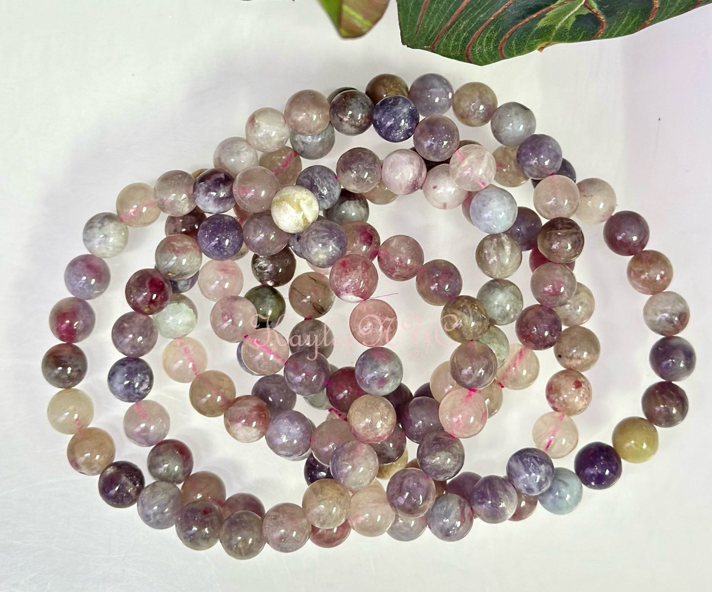 Wholesale 6 Pcs Natural Unicorn Stone Bracelet 8mm 7.5” Healing Energy Crystal