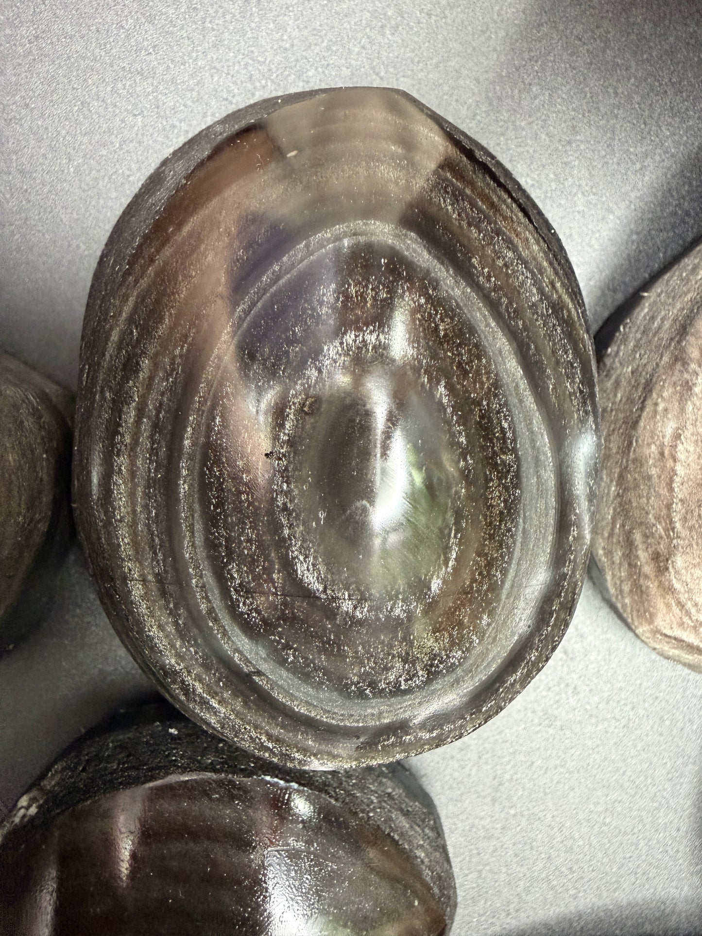 Wholesale Lot 2 Lb Natural Silver Sheen Obsidian Half Polish Crystal Healing Energy