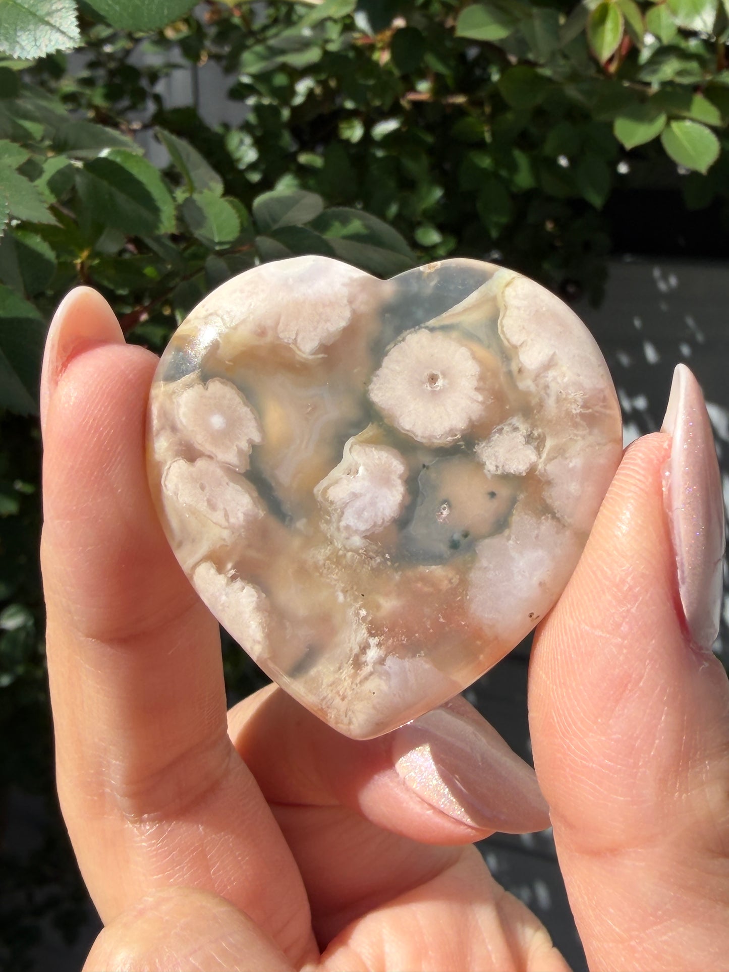 11 PCs Natural Crystal Heart Shaped Worry Stone Healing Energy