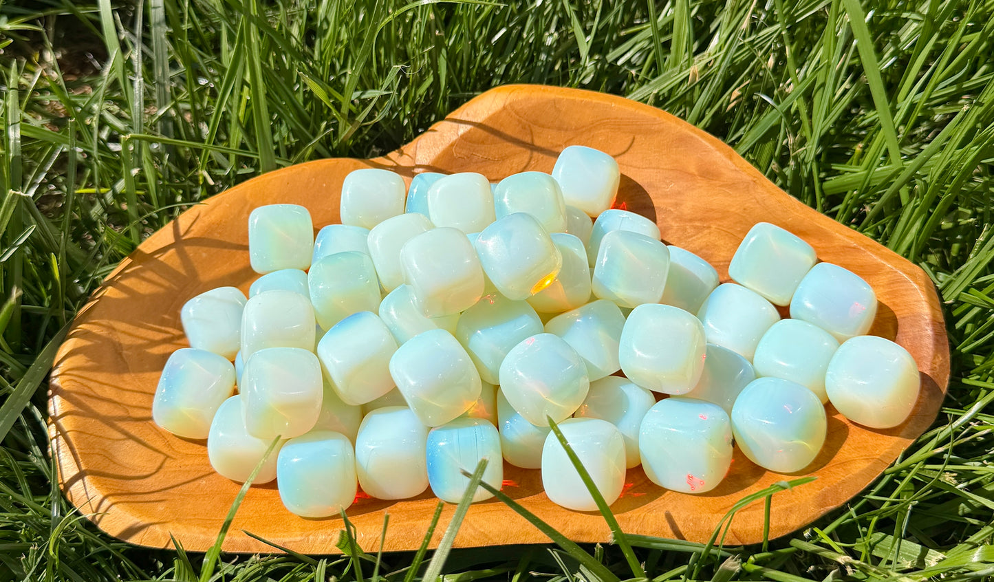 Wholesale Lot 2 lbs Opalite Cube Crystal Healing Energy