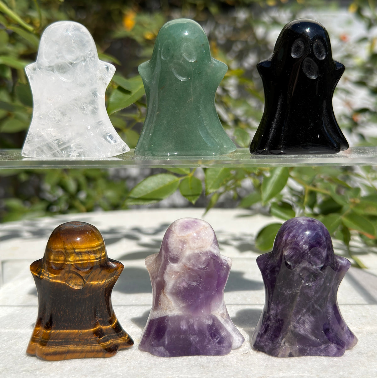 6 PCs 5cm Natural mix Crystals Ghost healing energy