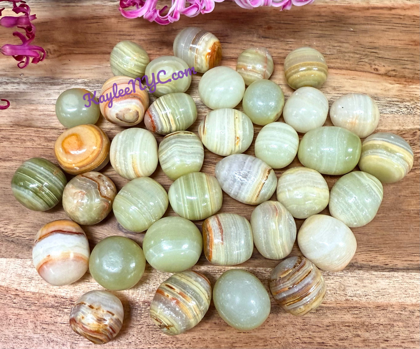 2 lbs Natural Green Onyx Tumble