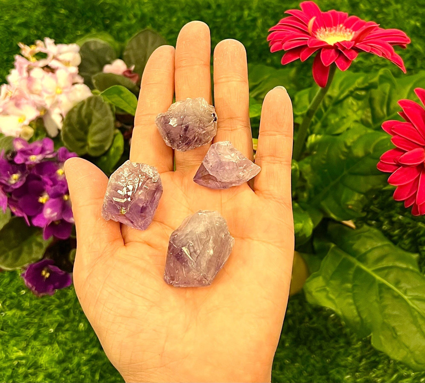 Wholesale Lot 1 box Natural Amethyst Root  Rough point Crystal Nice Quality Healing Energy