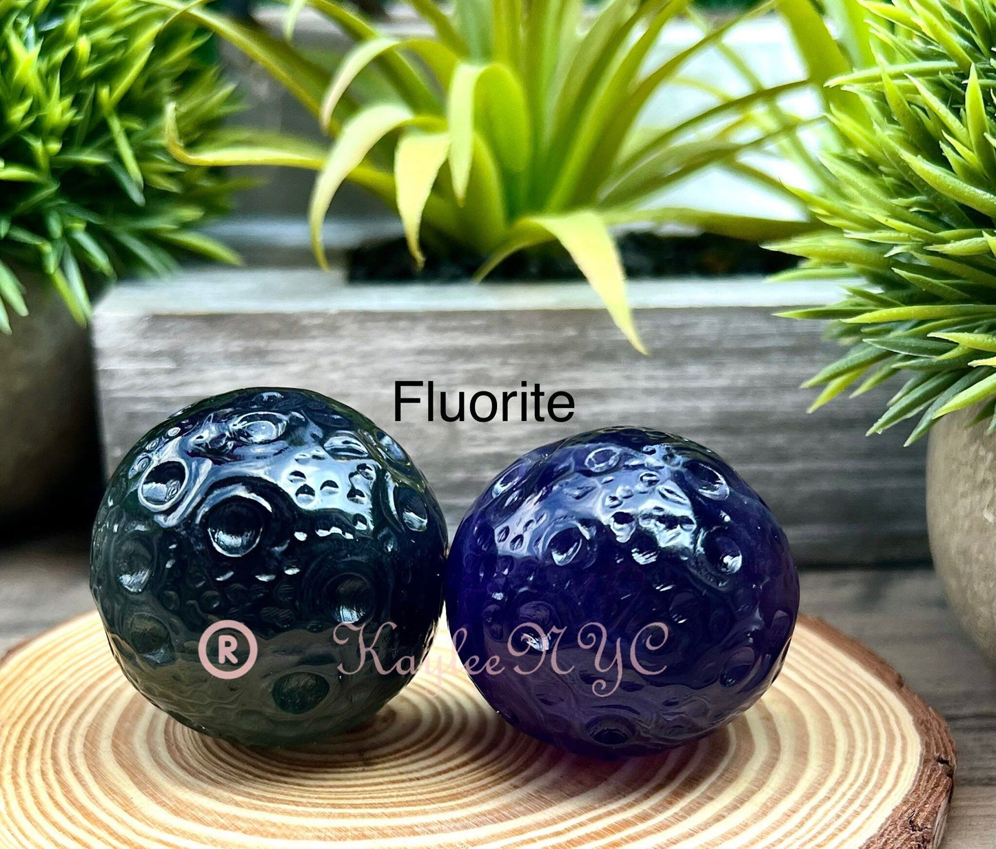 Wholesale Lot 6 Pcs Mix Crystal 45mm Moon Spheres Ball Nice Quality Healing Energy