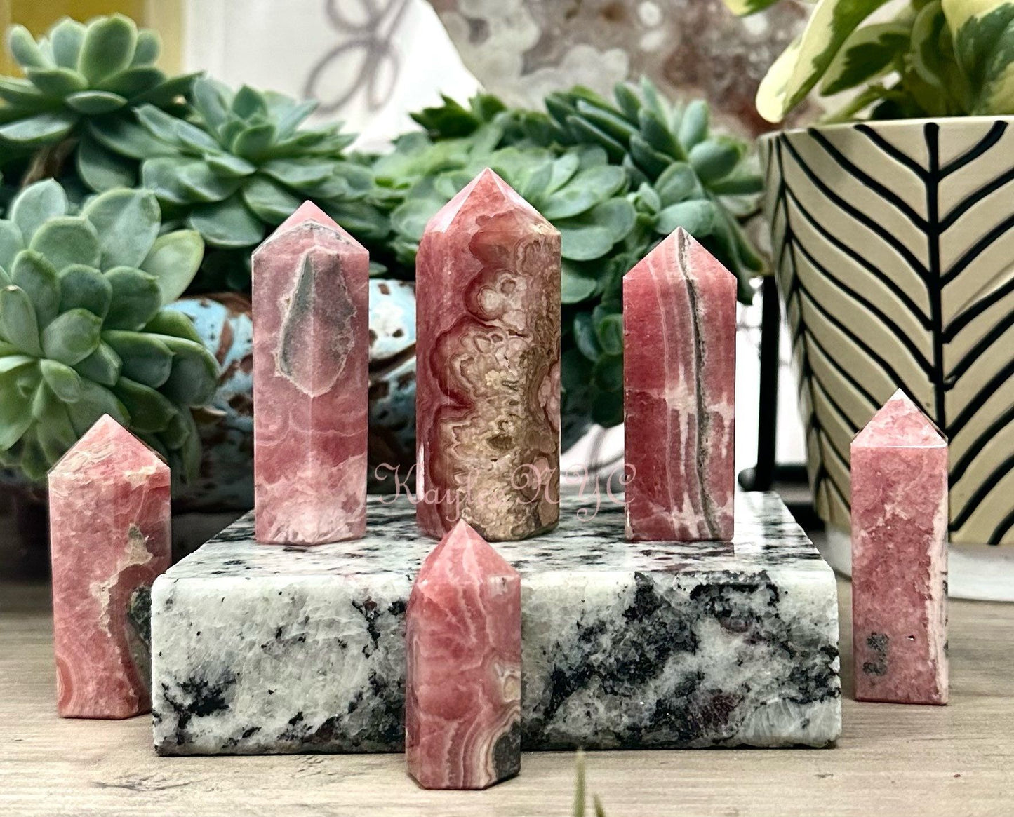 Wholesale Lot 1 lb Natural Rhodochrosite Obelisk Point Crystal Energy Healing