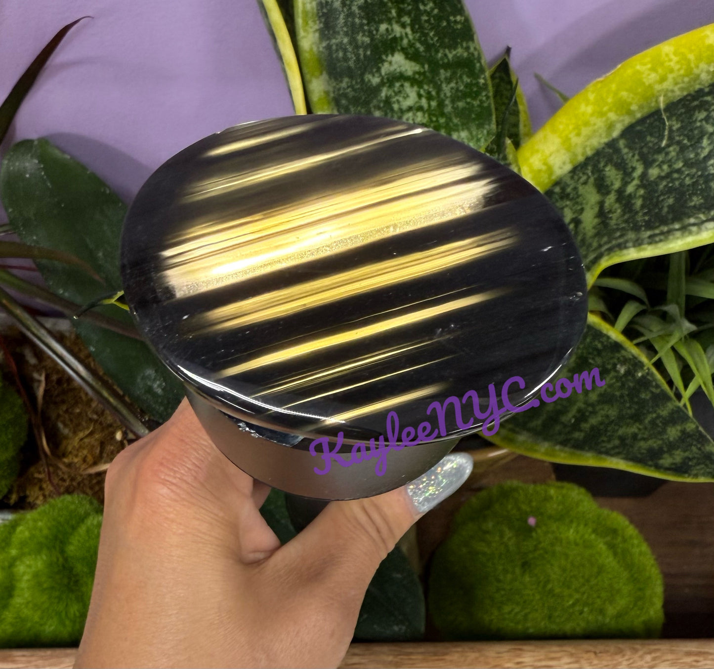 Wholesale 1 Lb Lot Natural Ice Obsidian Palm Stones Crystal Energy