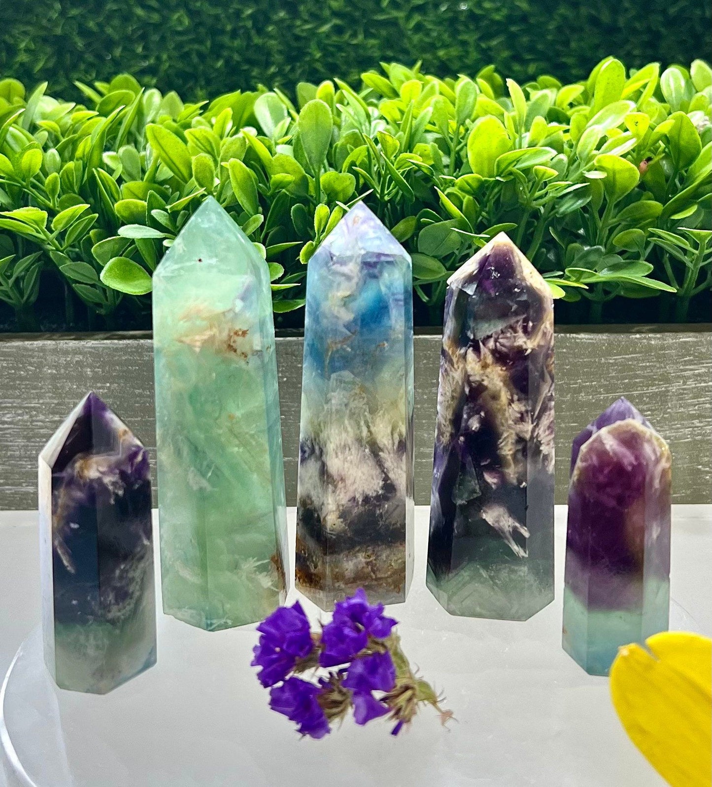 Wholesale Lot 1 Lb Natural Feather Fluorite Obelisk Point Crystal Natural Energy