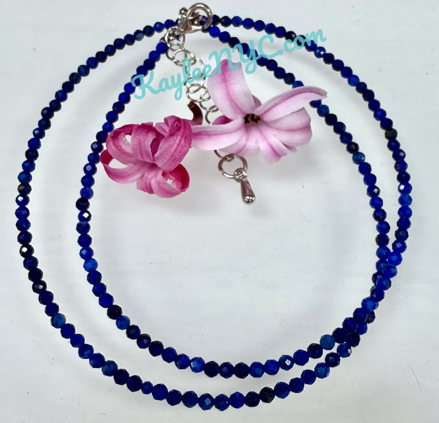 6 PCs 2mm Natural Lapis Lazuli Necklaces