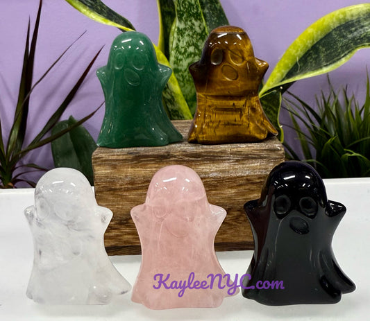 5 PCs 5cm Natural mix Crystals Ghost healing energy