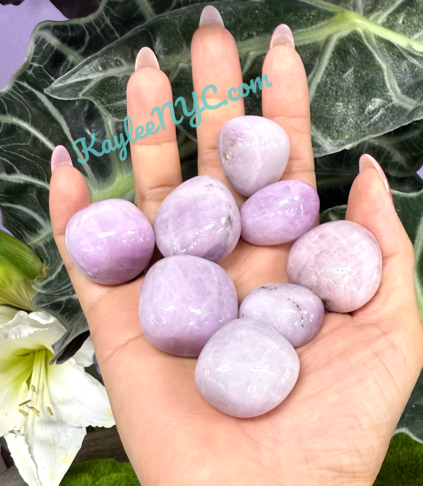 Wholesale Lot 1 lb Natural Kunzite Tumble Healing Energy