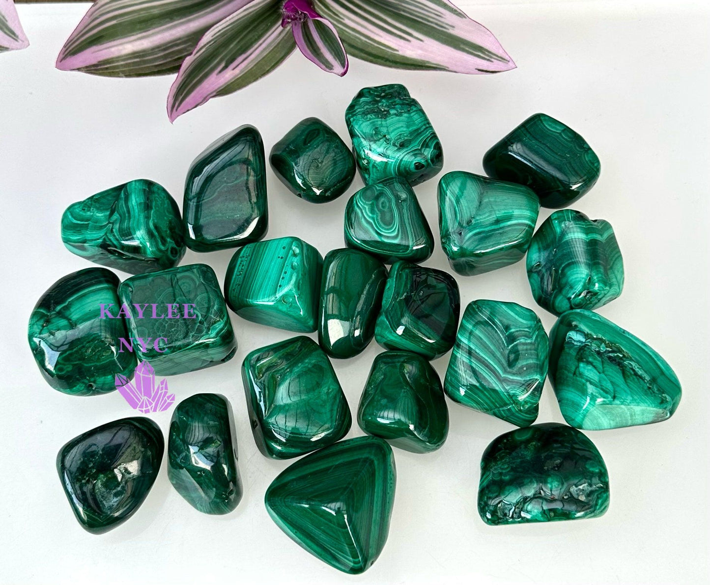 Wholesale Lot 2 Lbs Natural Malachite Tumble Healing Energy Nice Quality