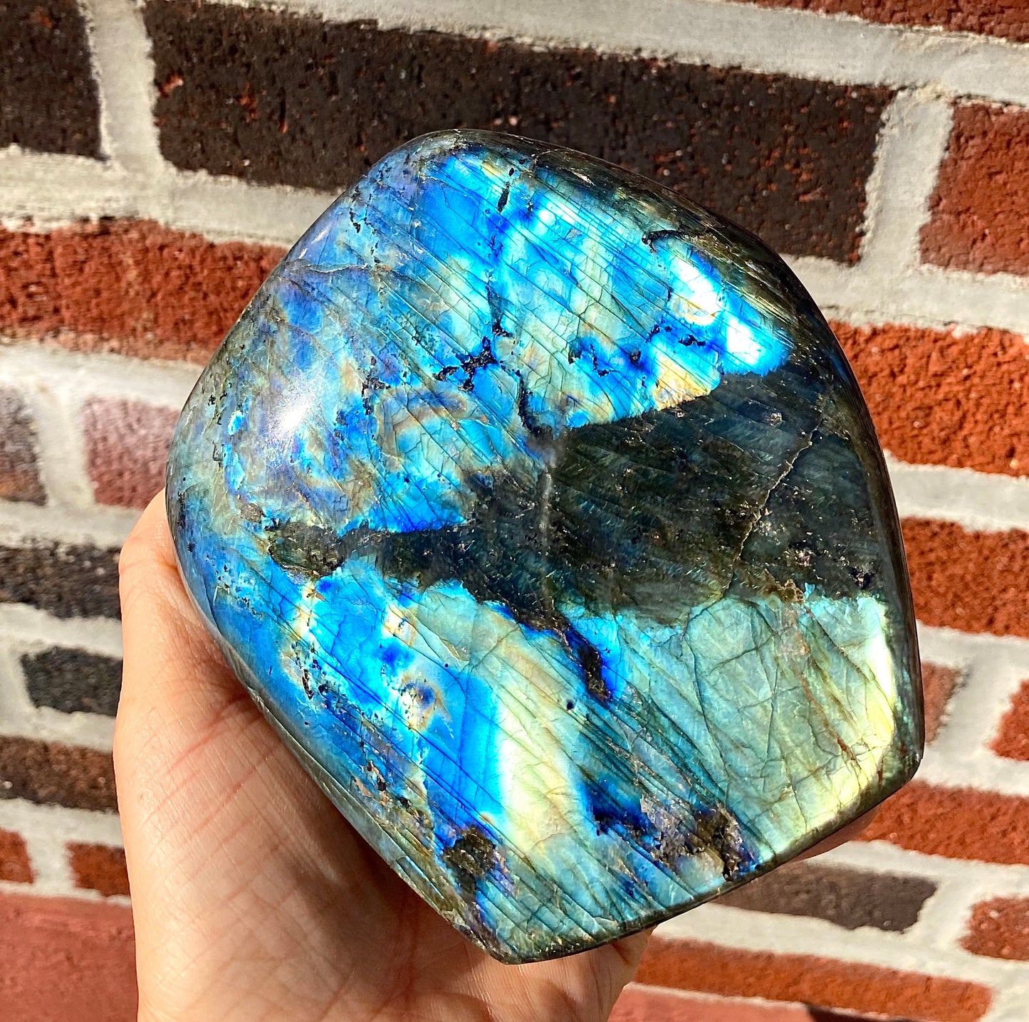 Wholesale Lot 3 to 5 Pcs Natural Sunset Labradorite Freeform Crystal 7.8 lb - 8 lb