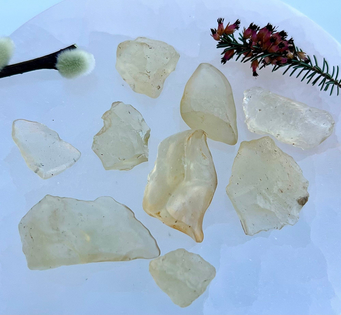 Wholesale Lot Natural Libyan Desert Glass Tektite 40 gram Quality 7 to 10 pcs Healing Energy