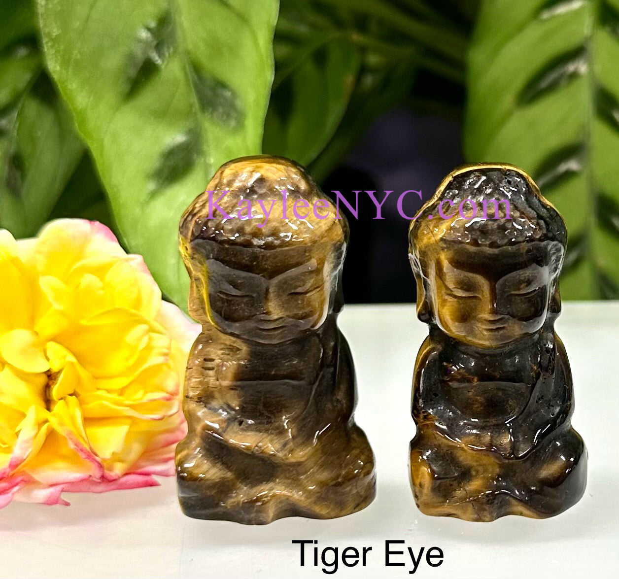 9 Pcs 2.5” Natural Crystal Guanyin Female Buddha