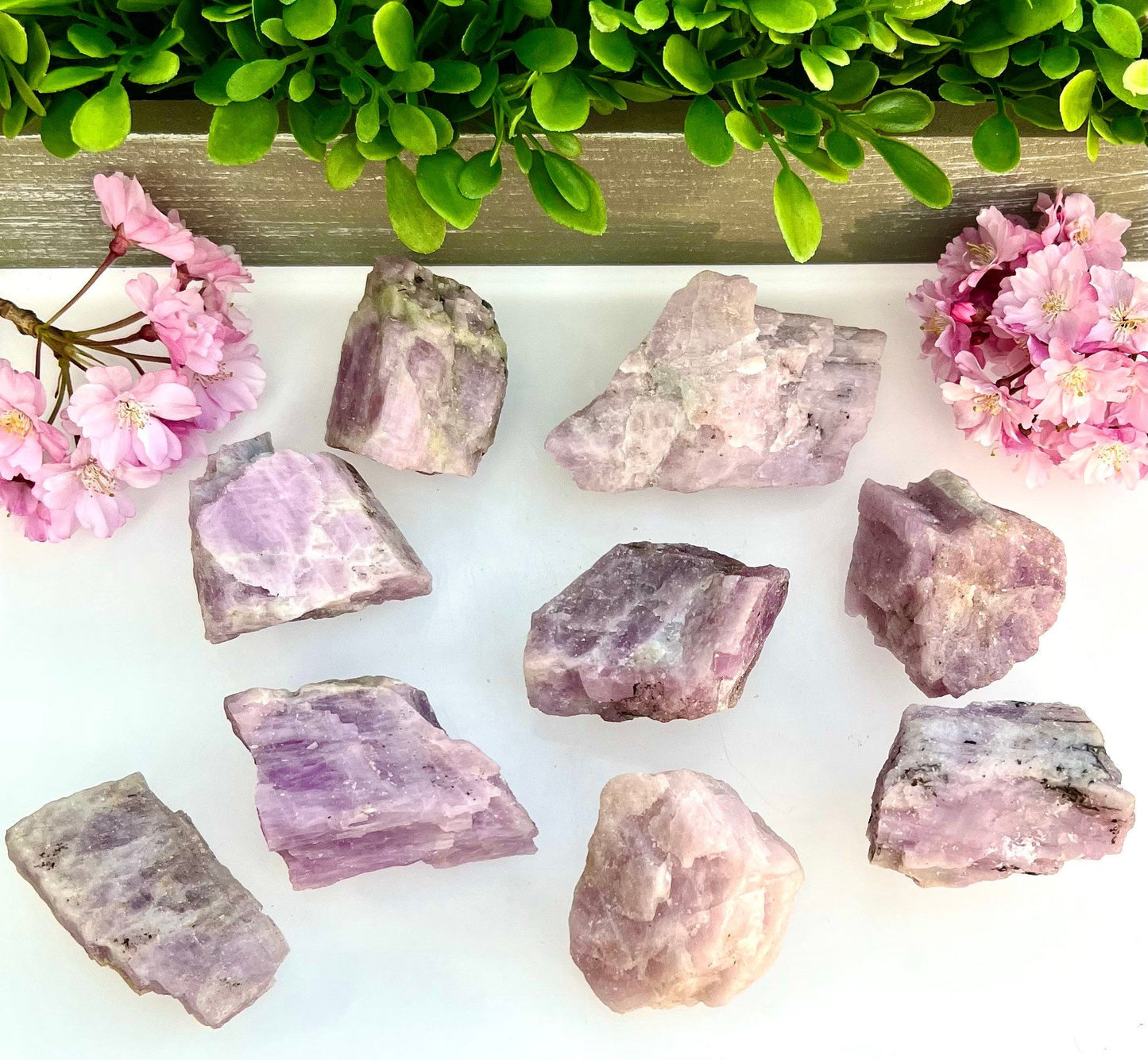 Wholesale Lot 2 lb Natural Kunzite Crystal Raw Nice Quality