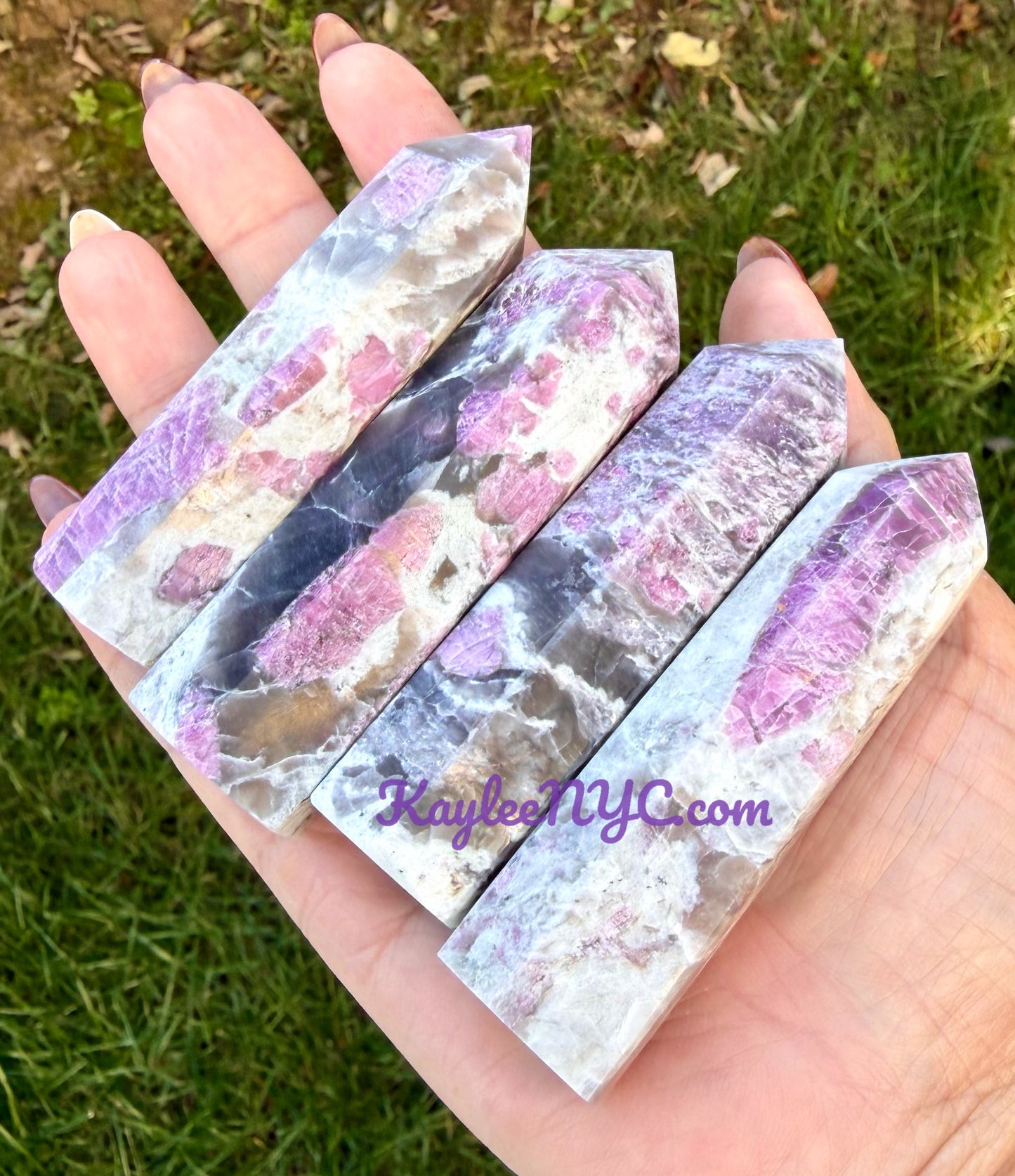 Wholesale Lot 1 lb Natural Pink Tourmaline Unicorn Stone Obelisk Tower Point Crystal Healing Energy