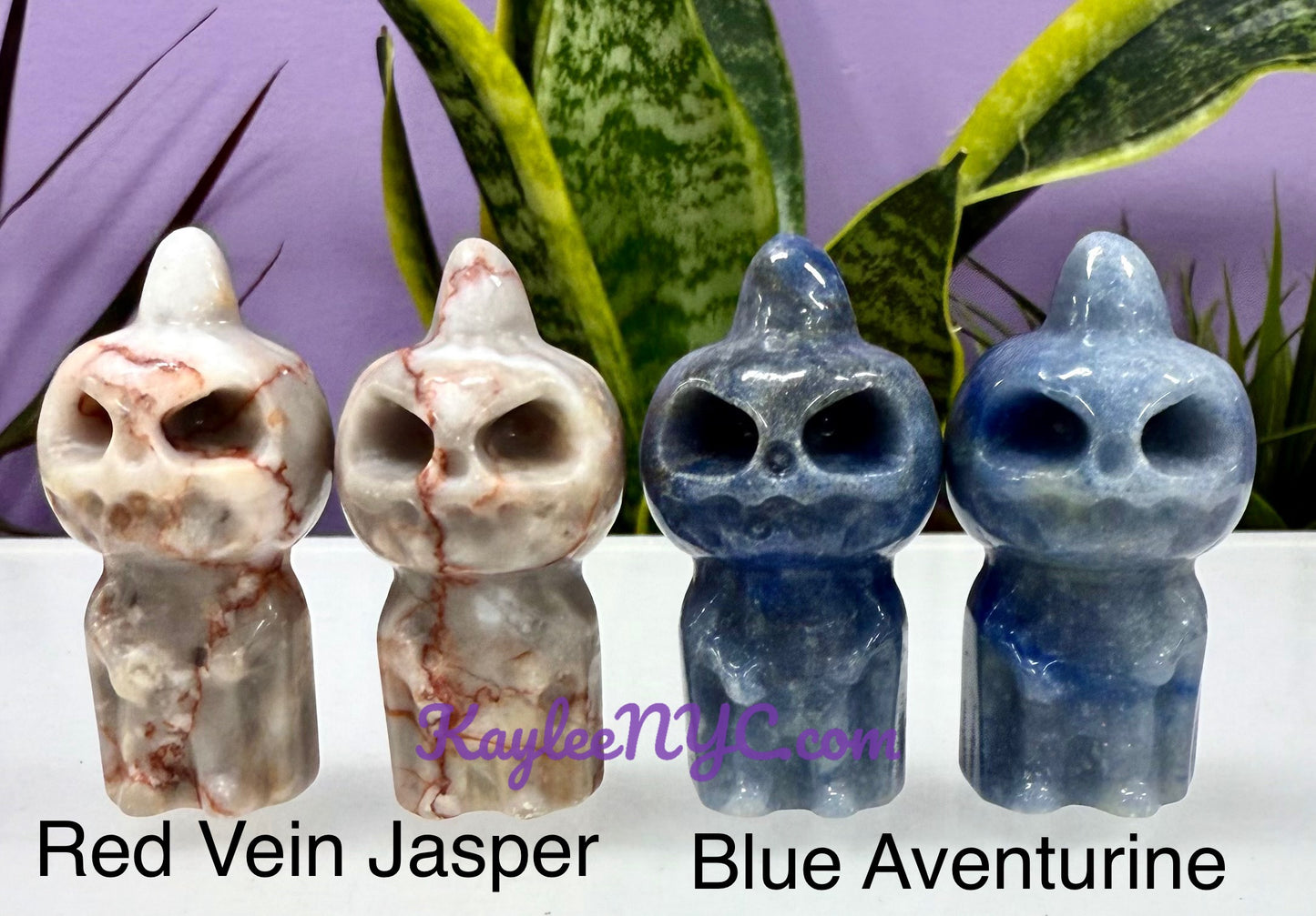 11 PCs 5 cm Mix Crystal Jack O’Lantern Crystals Healing Energy