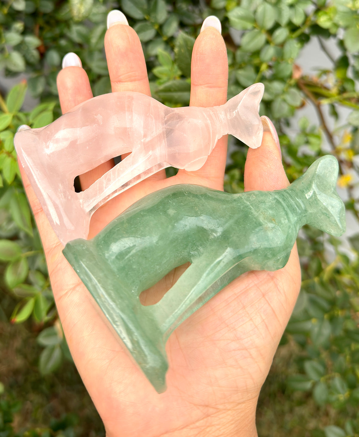 4 PC Mixed Natural Crystals Sphynx Cat Healing Energy