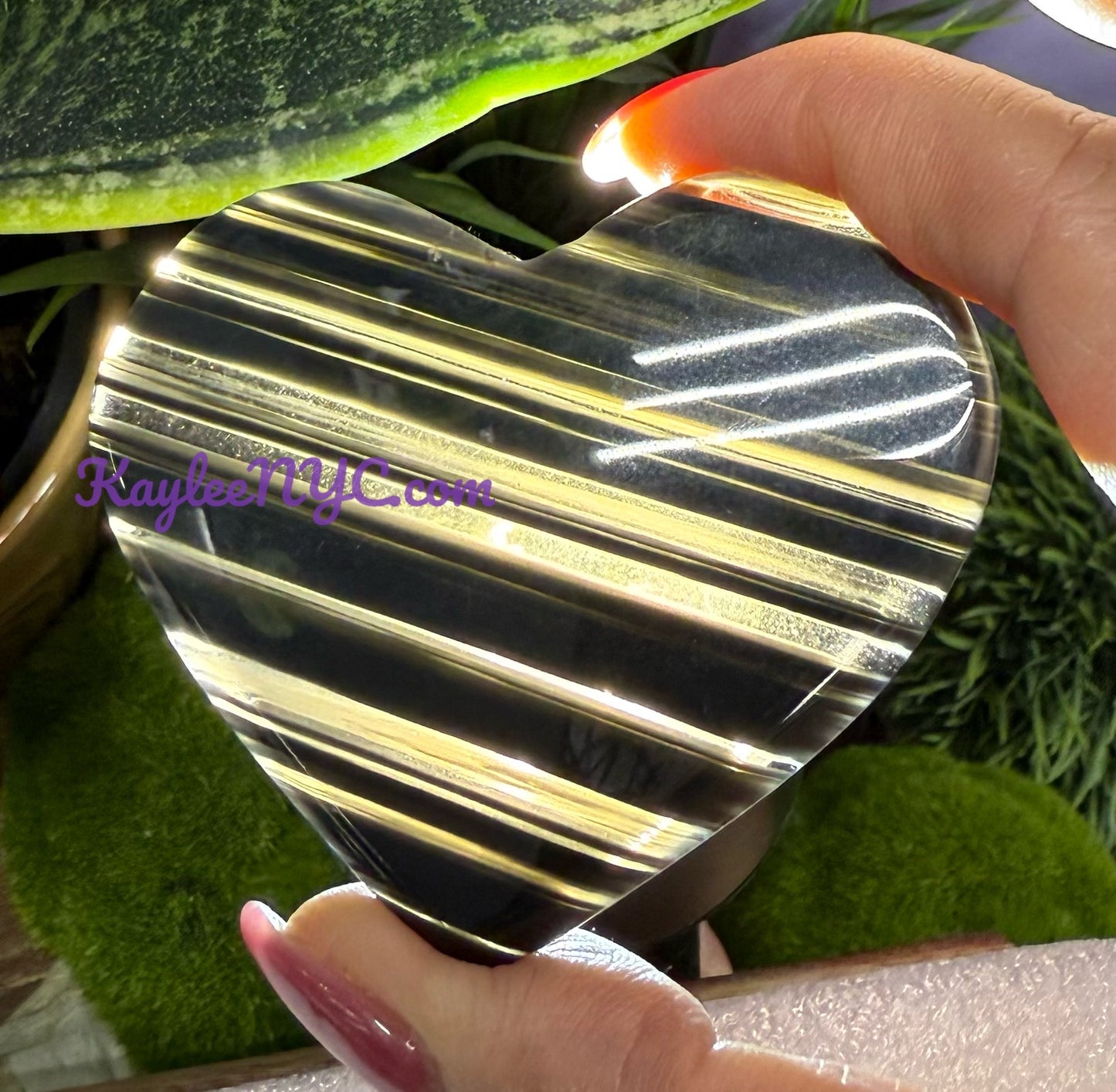 Wholesale Lot 2 lb Natural Ice Obsidian Crystal Heart Healing Energy