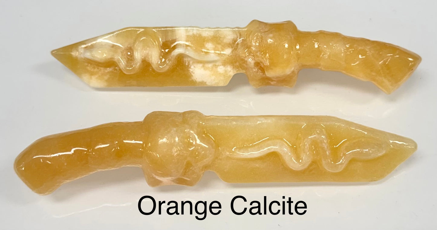 (Copy) Wholesale Lot 4 pcs Natural Nephrite Jade Knife Crystals Healing Energy