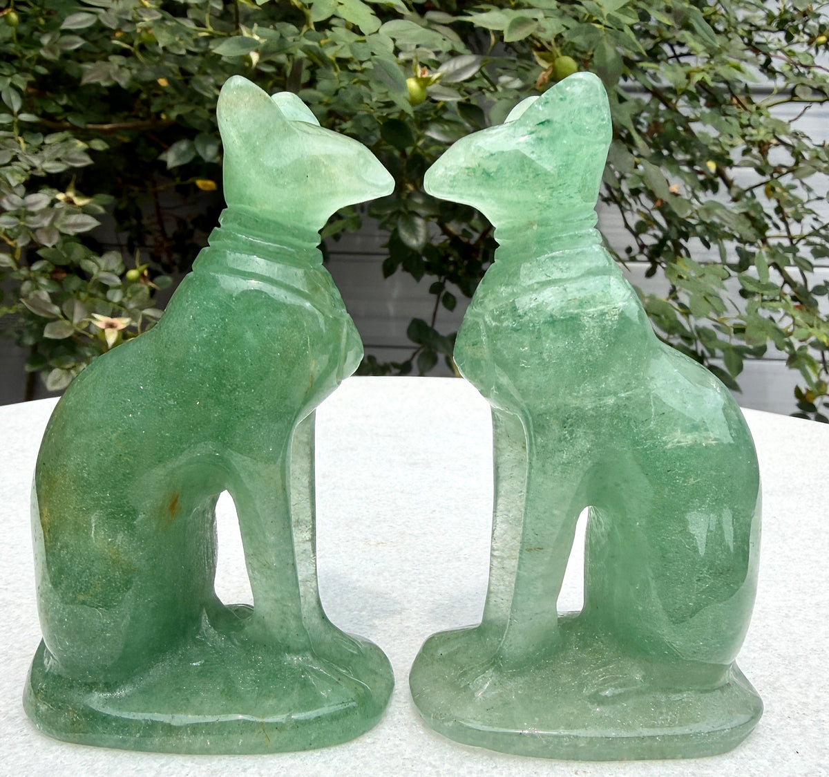 4 PC Mixed Natural Crystals Sphynx Cat Healing Energy