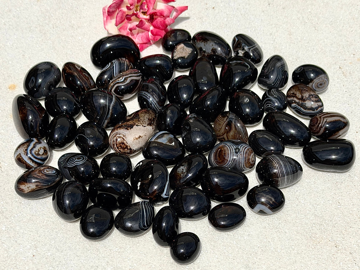 2 lbs Natural Oynx Tumble Crystals healing energy