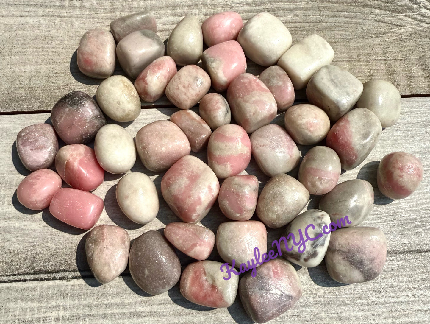 2 lbs Natural Pink Opal Tumble