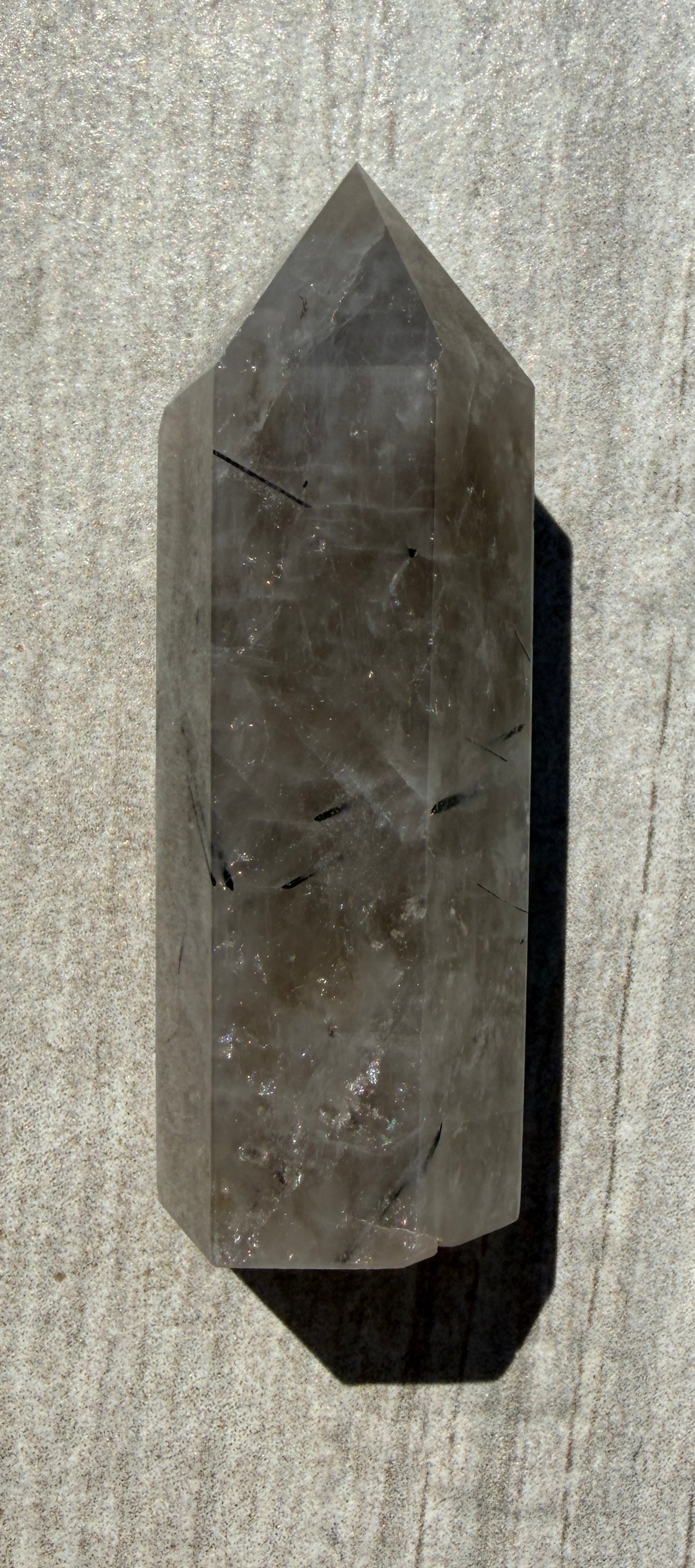 Wholesale Lot 1 Lb Natural Tourmalinated Quartz Obelisk Tower Point Crystal Healing 6-8 pcs