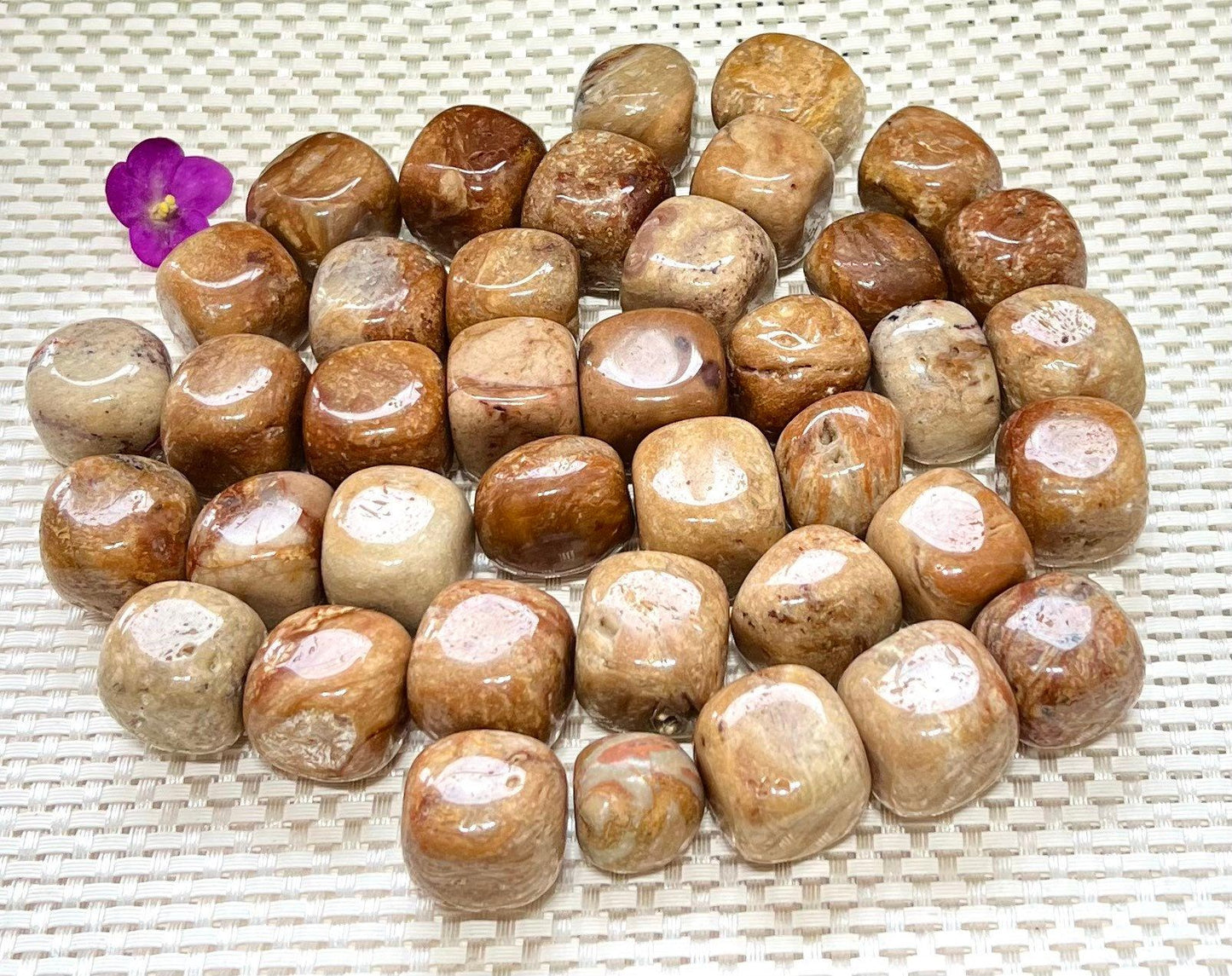 Wholesale Lot 2 Lbs Natural Yellow Jasper Tumble Healing Energy Nice Quality