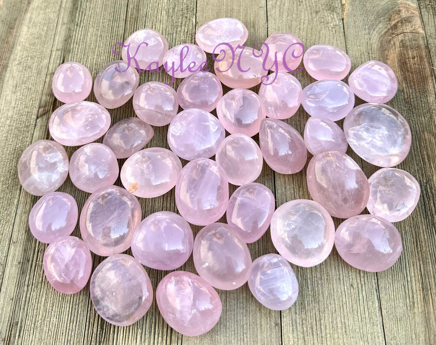 Wholesale Lot 2 Lbs Natural Rose Quartz Mini Palm Stone Healing Energy