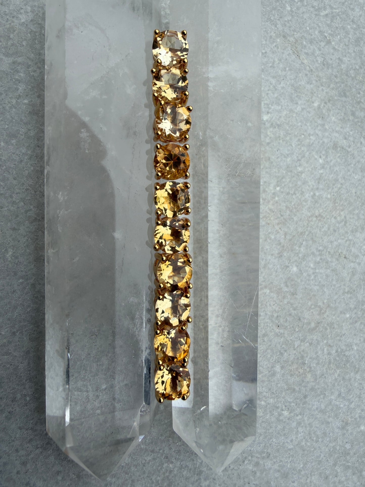 Wholesale Lot 5 Pairs Citrine Sterling Silver(925) Earring Studs 6mm