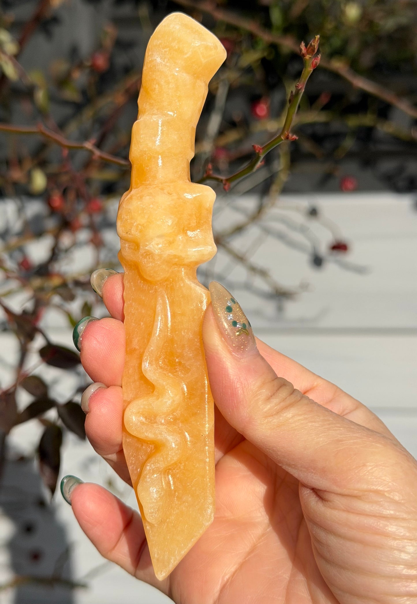 (Copy) Wholesale Lot 4 pcs Natural Nephrite Jade Knife Crystals Healing Energy