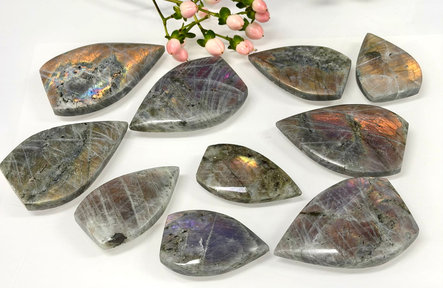 2 lbs Natural Sunset Labradorite Freeform Crystal Wholesale