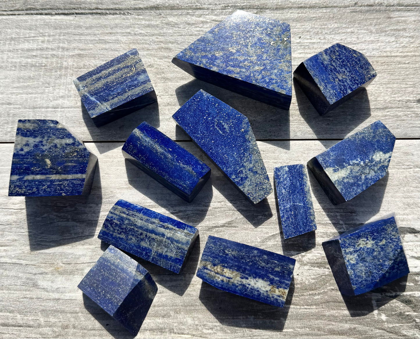 Wholesale Lot 2 lbs Natural Lapis Lazuli Crystal Polished Freeform Healing Energy
