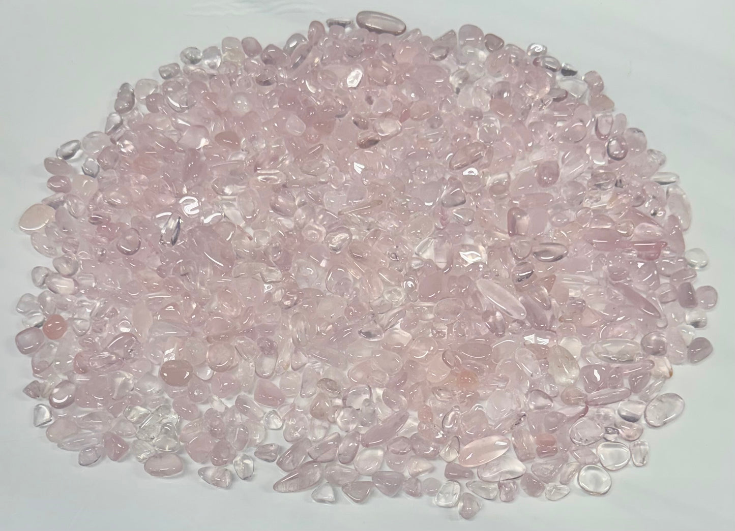 2 lbs Natural Mini Rose Quartz Tumble Crystal Healing Energy