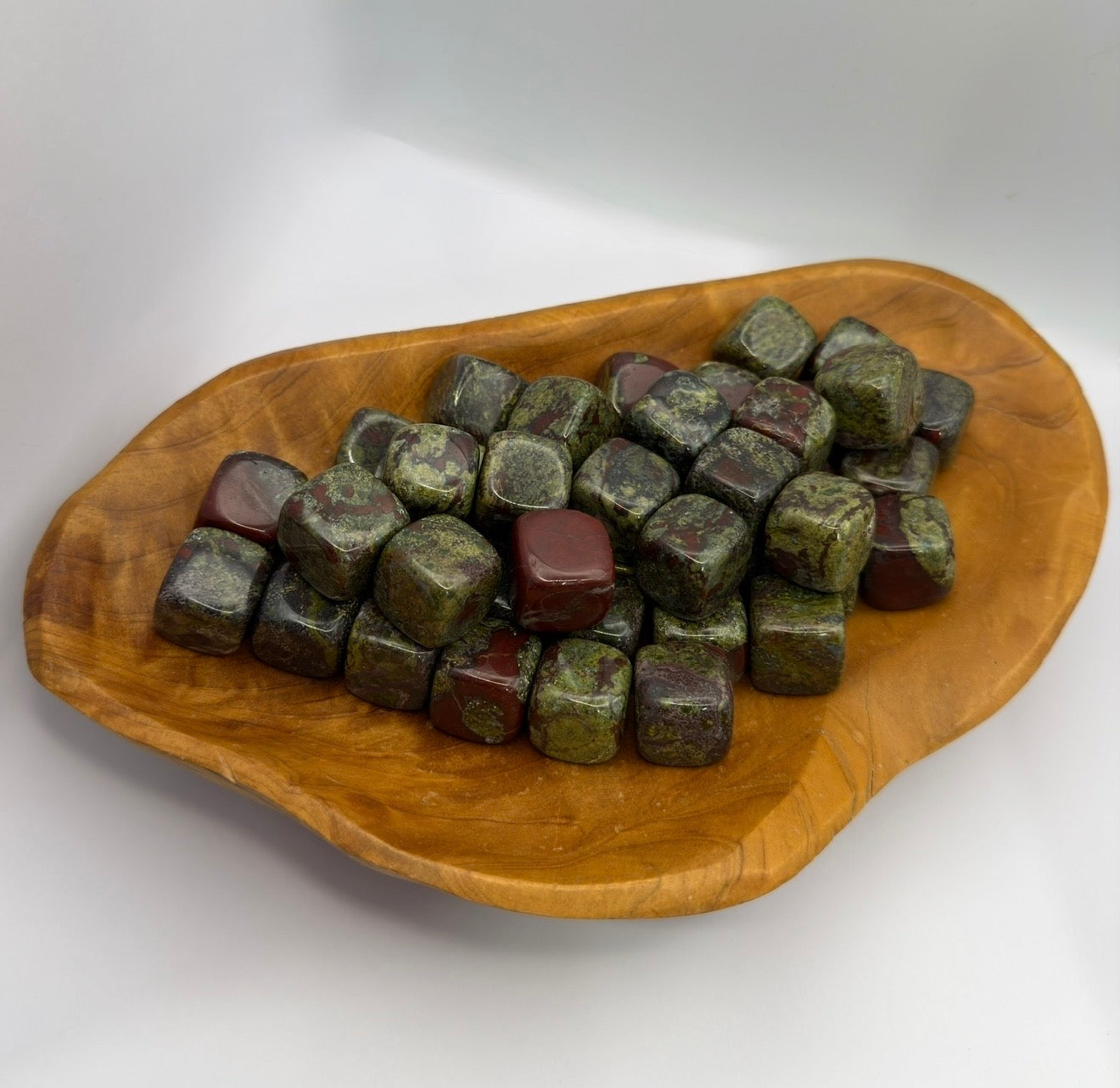 2 lbs Natural Dragon Bloodstone Cube Crystal Healing Energy