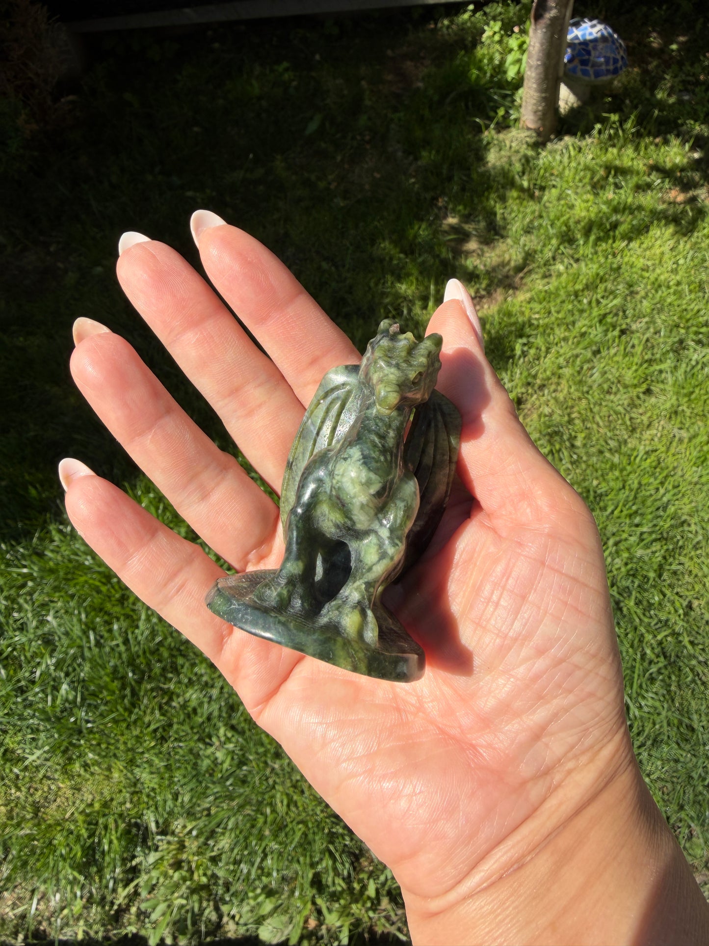 Wholesale Lot 6pcs Stone Dragons Natural Healing 2.75 in