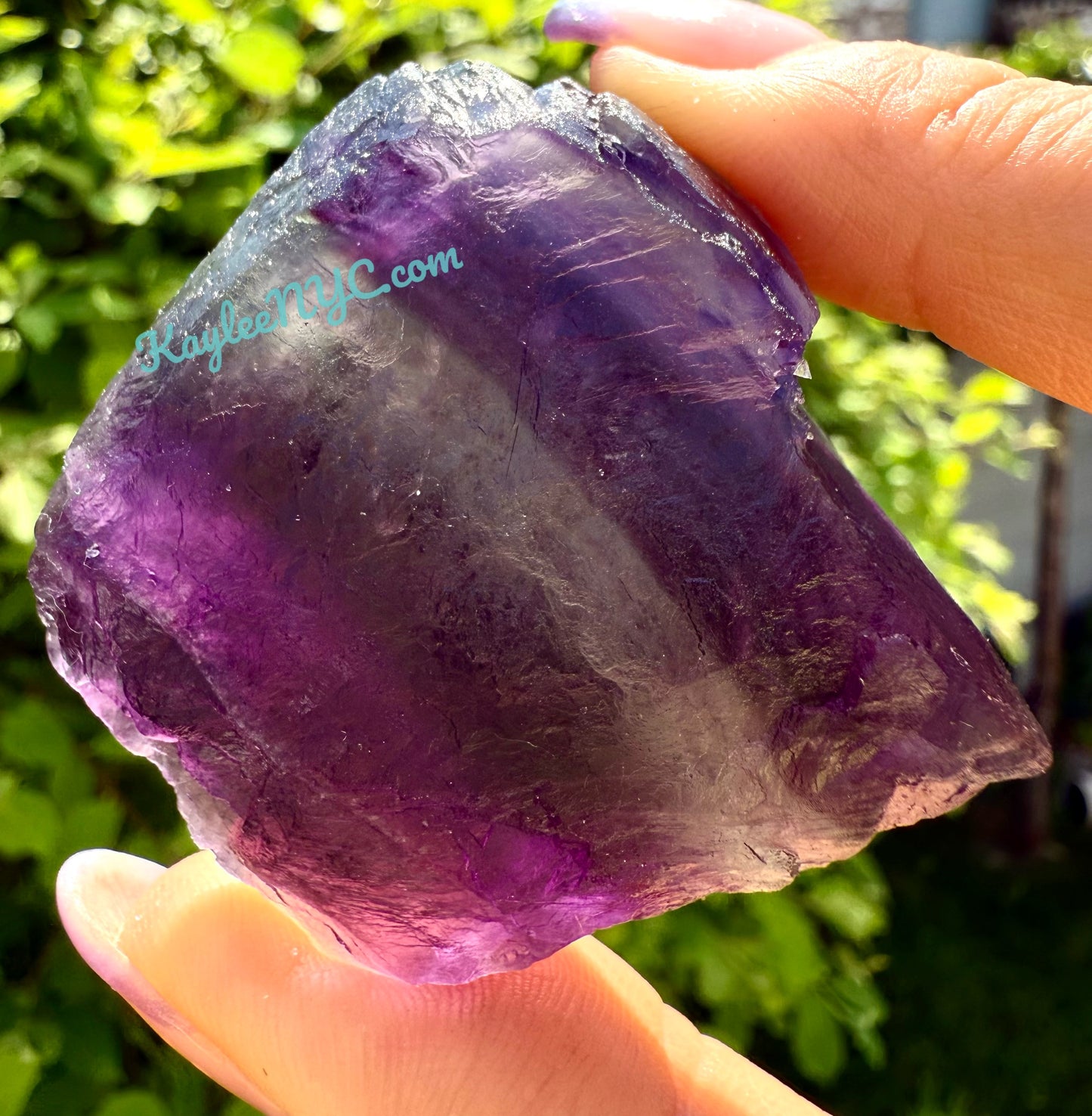 2 lbs Natural Purple Fluorite Crystal Nice Quality