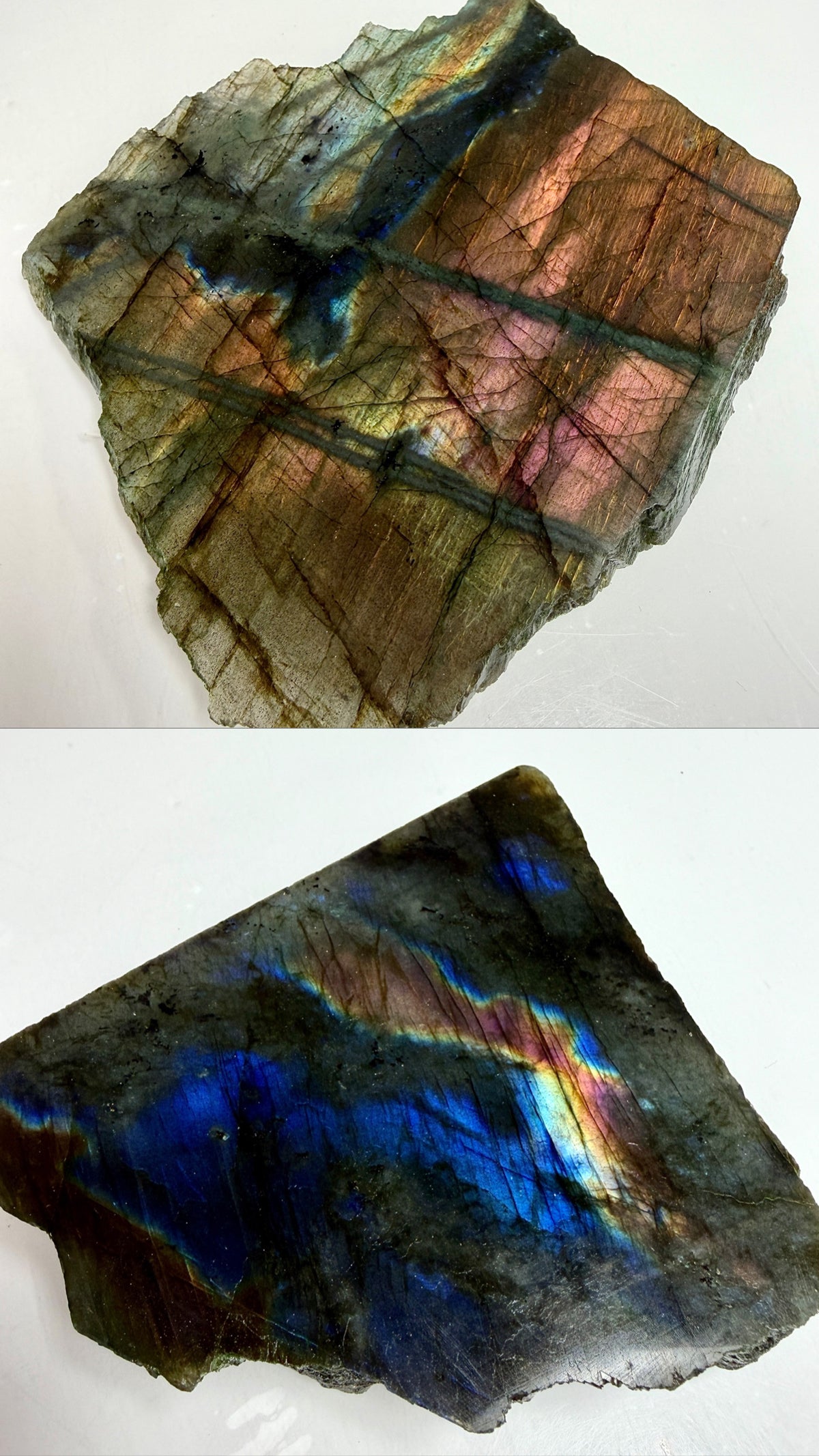 Wholesale Lot 4-5 pcs Natural Labradorite Slab Crystal Healing Energy