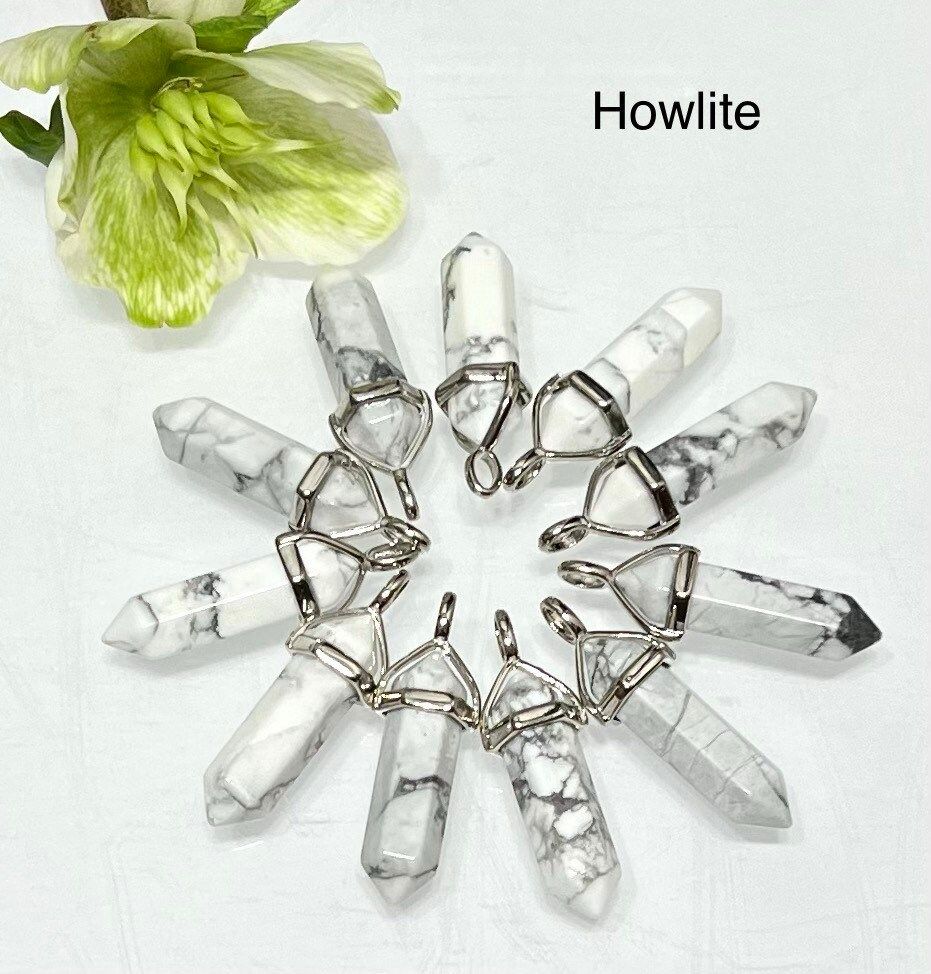 Wholesale Lot 16 Pcs Mix Crystal Pendant Nice Quality Natural Healing Energy