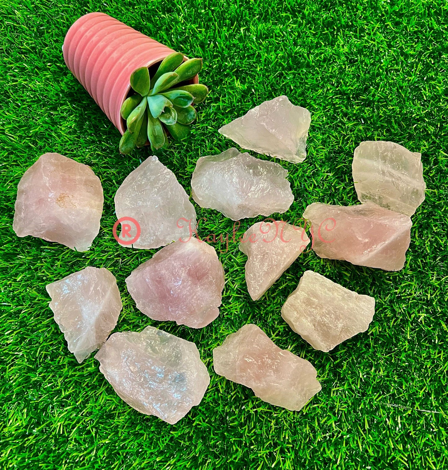 Wholesale Lot 3 Lbs Natural Raw Rose Quartz Crystal Nice Quality